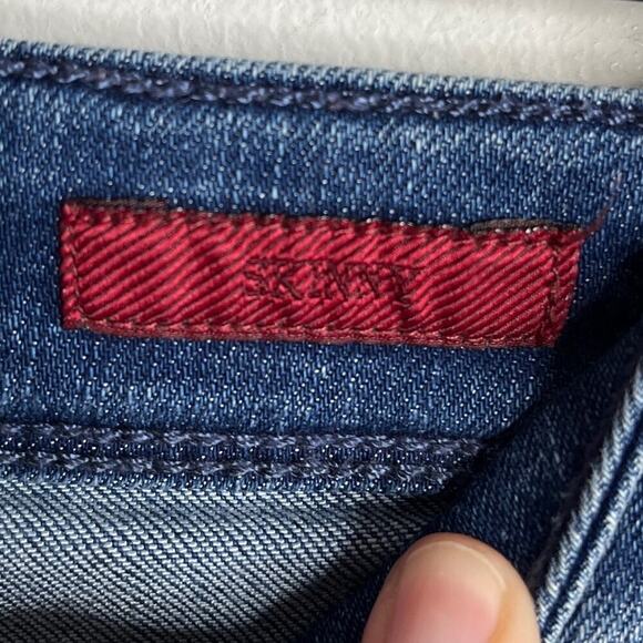 Banana Republic Women's Skinny Jeans 28/6P Low Rise Medium Wash Stretch Denim - Picture 7 of 9